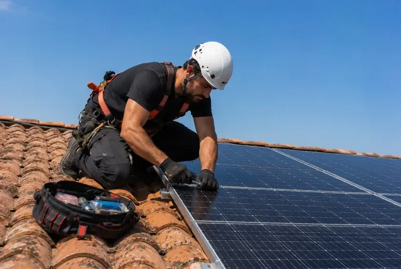 Maintenance et monitoring de panneaux solaires à Aubigny