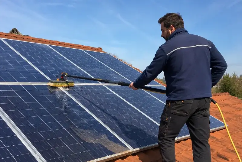 Nettoyage et entretien de panneaux solaires à Aubigny